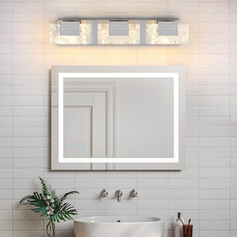 Modern Bathroom Vanity Light LED Dimmable Wall Sconce with UL Certified - 16 inches and above