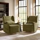 preview thumbnail 18 of 41, HULALA HOME Remo Modern Electric Waterproof Nursery Swivel Glider Recliner with Built-in Nightlight and USB ports Set of 2