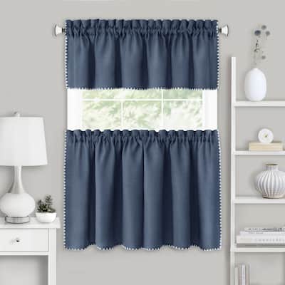 Kendal Tier and Valance Window Curtain Set