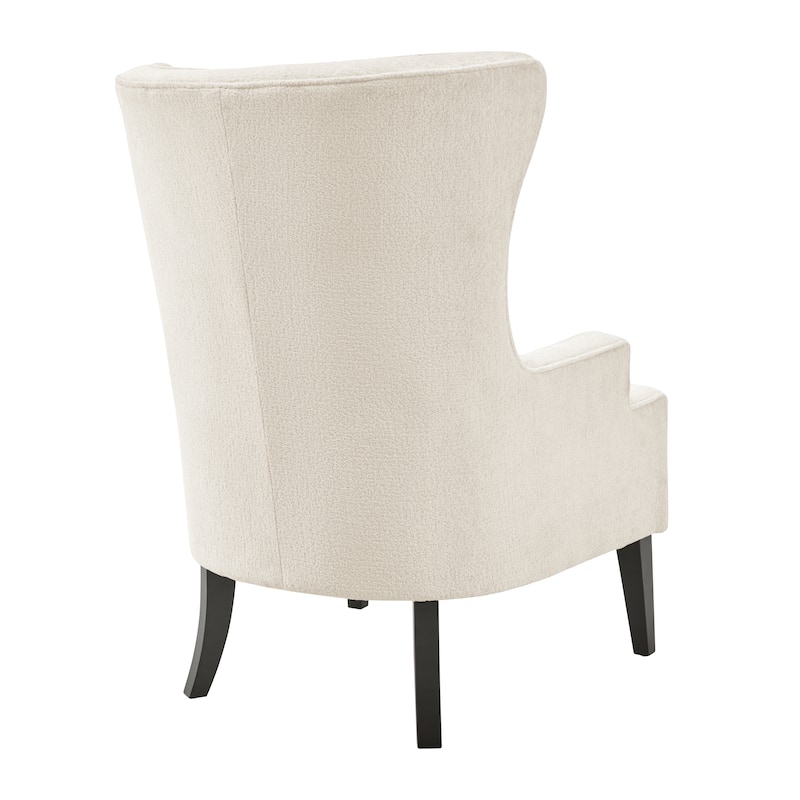 NPD Furniture Clementine KD Fabric Wing Accent Arm Chair