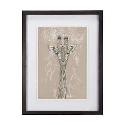 Sketch of Animal IV (Giraffe) Framed Art Print