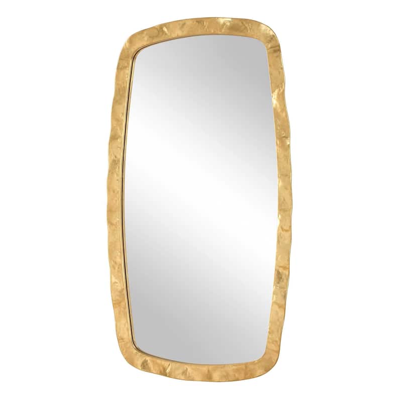 Carson Carrington Iron Gold Round Mirror