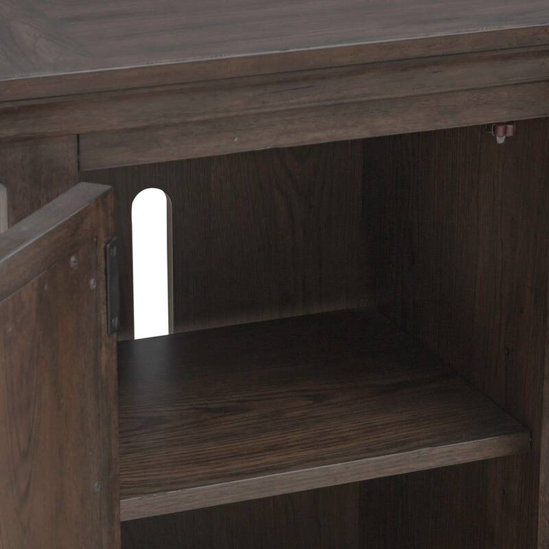 Paradise Valley Saddle Brown 76 Inch TV Console