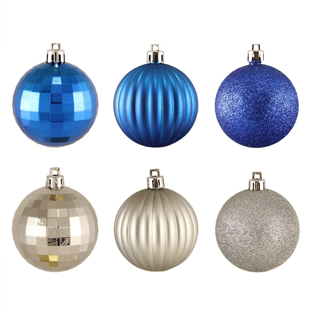 silver plastic ornaments