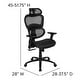 preview thumbnail 27 of 33, Ergonomic Mesh Office Chair with Synchro-Tilt, Headrest, Adjustable Pivot Arms