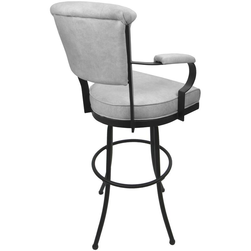 Miami Extra Tall 34" Spectator Metal Bar Stool on Noam Base - 34" Seat Height