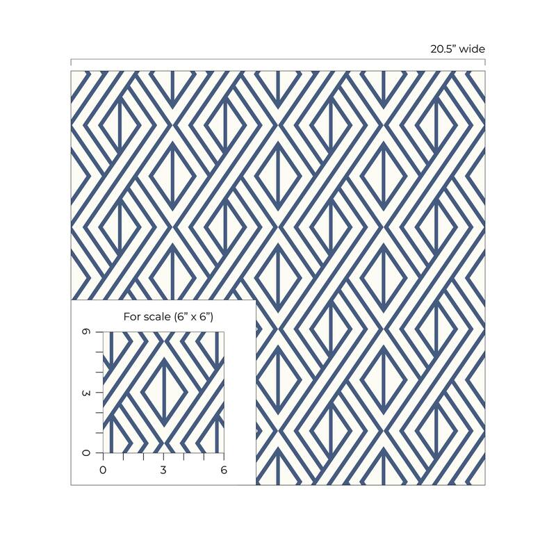 Seabrook Designs Diamond Weave Non-Woven Unpasted Wallpaper - 20.9 in. W x 33 ft. L