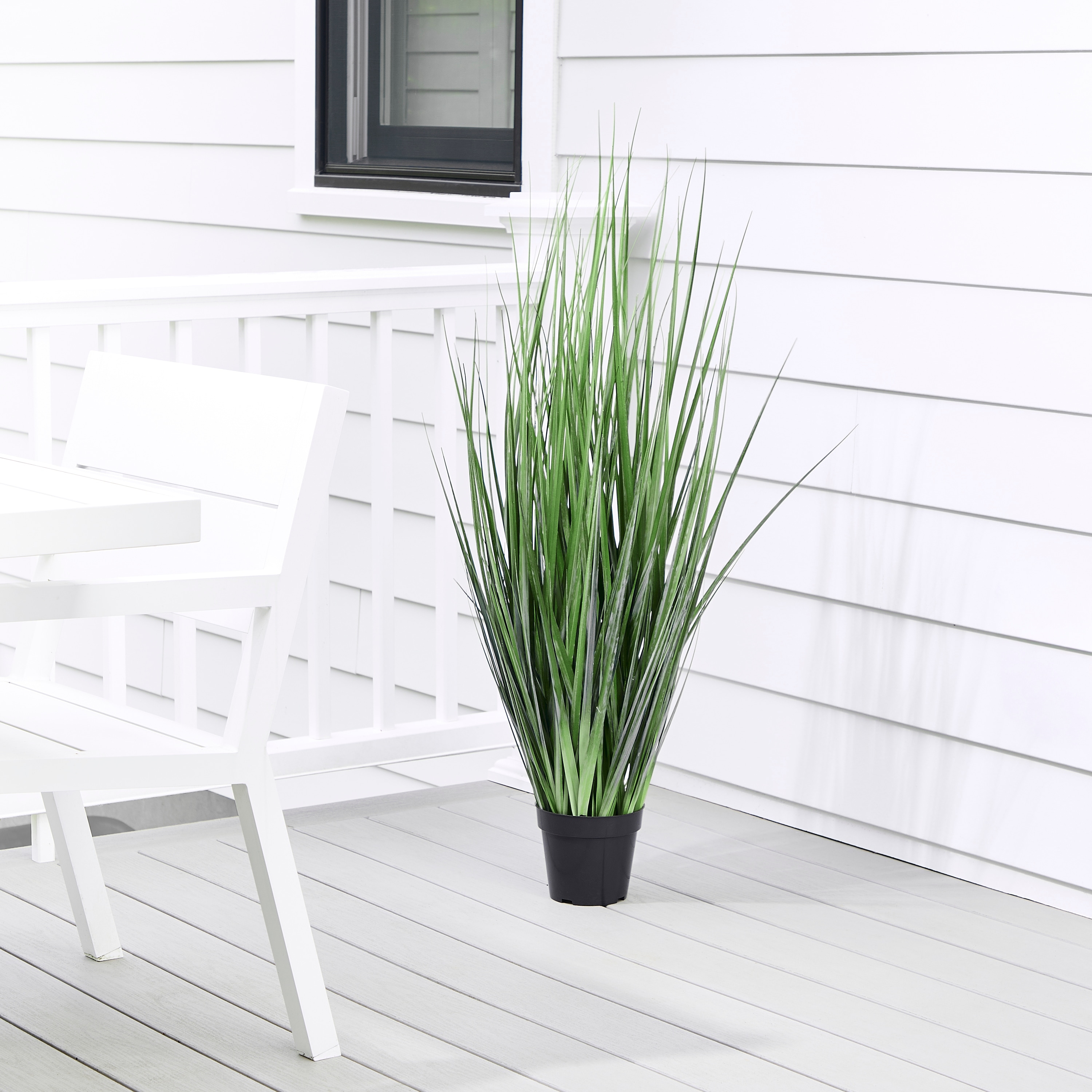 48" UV Potted Agave Grass