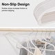 preview thumbnail 26 of 38, Clothes Hangers Plastic Coat Hangers Non-Slip Space-Saving Swivel Hook