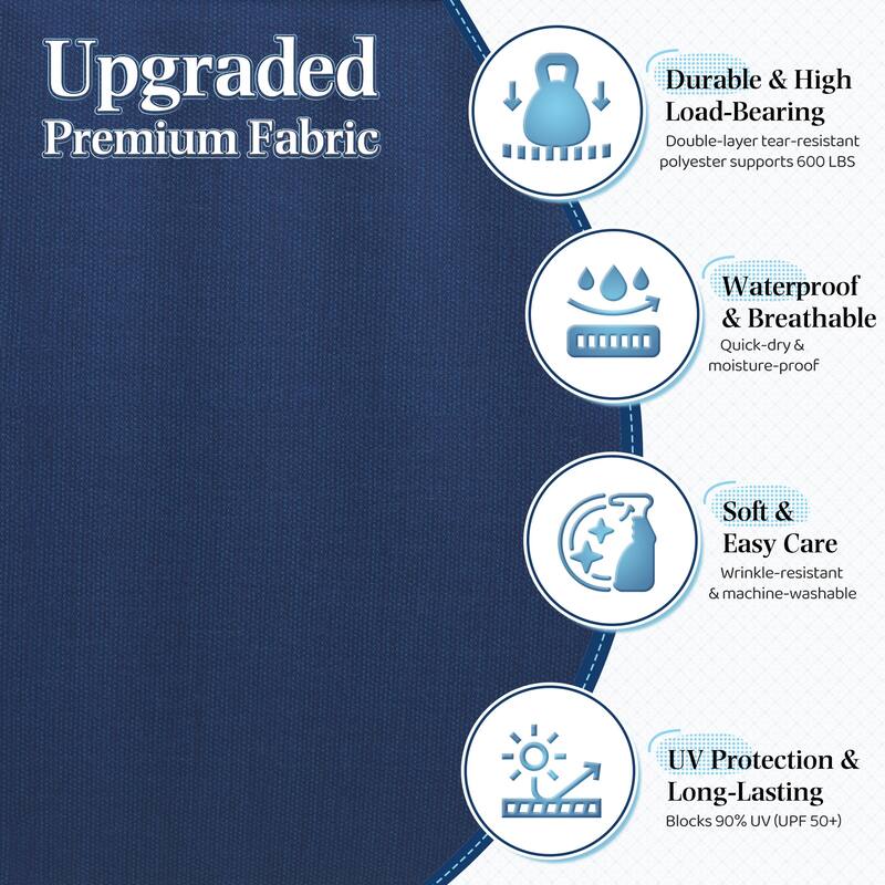 EROMMY Modern Portable Hammock, Hand-Woven Ropes, Anti-Tipping Design for Backyards, Beaches & Campsites