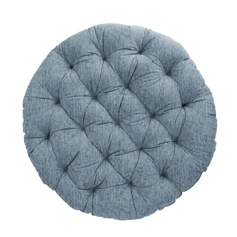 Sorra Home Indoor Textured Papasan Cushion (Cushion Only) - 44 in x 44 in x 4 in