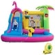preview thumbnail 10 of 8, Inflatable Bounce Castle with Long Water Slide and 735W Blower - 15FT