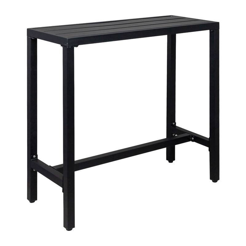 Outdoor 40 in. Metal Bar Dining Table