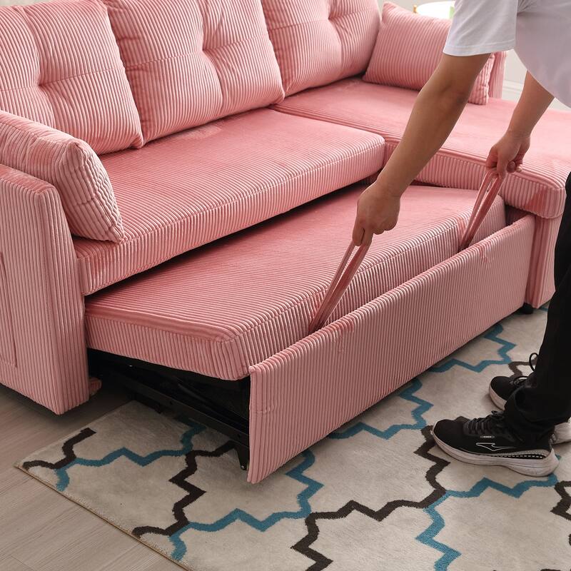 Modular Sectional Sofa L Shaped Modular Couch with Reversible Chaise