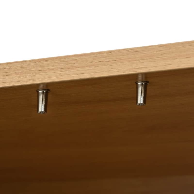 Farmhouse 66.9" TV Stand for TVs Up to 70", Wood Media Console with Adjustable Shelves and Glass Doors