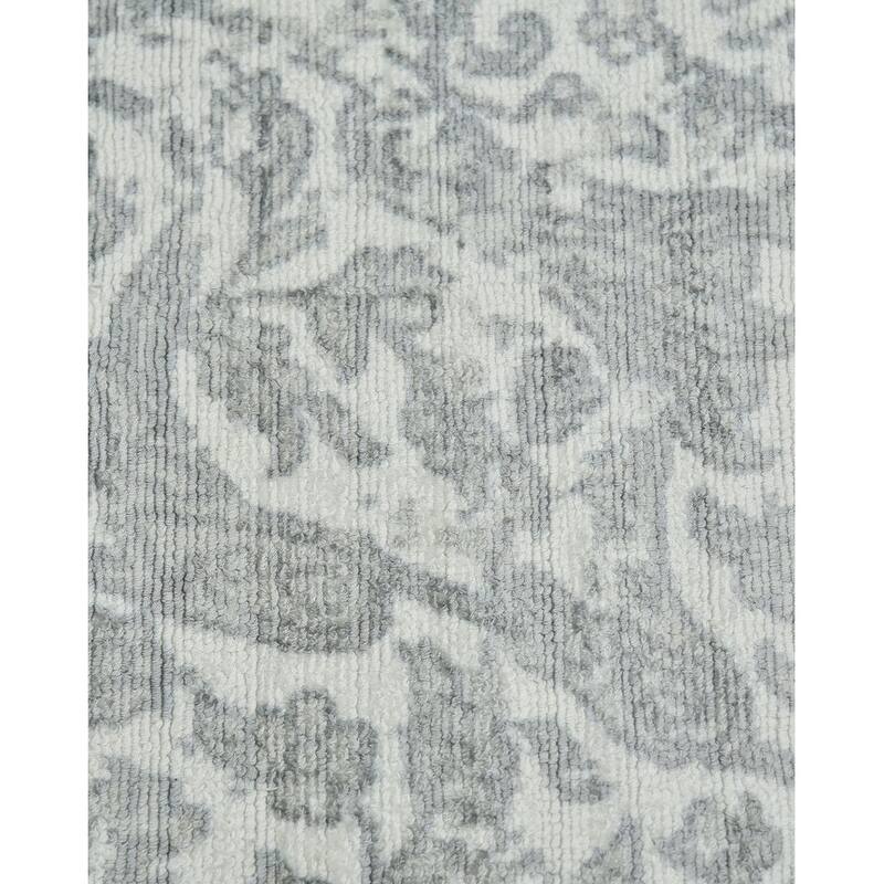 Overton Handmade Modern Contemporary Floral Area Rug
