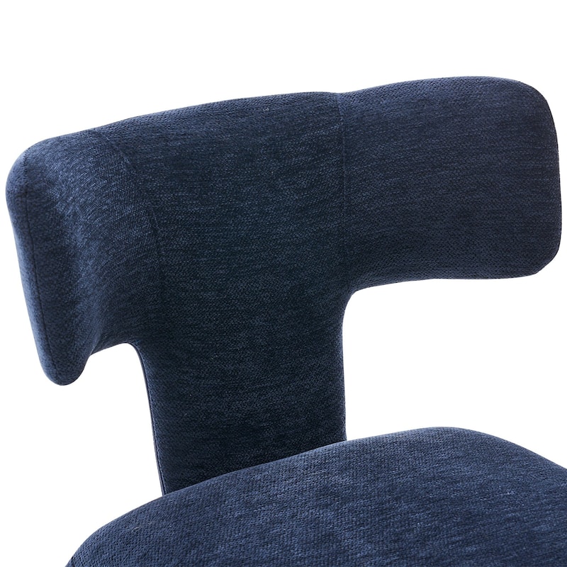 Modern Dining Chairs Set of 2, 18.9"Wx18.5"D Contemporary Fabric Side Chairs