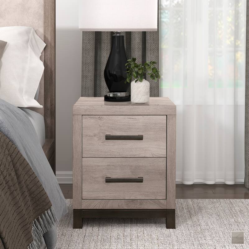 Lufkin 2-Drawer Nightstand