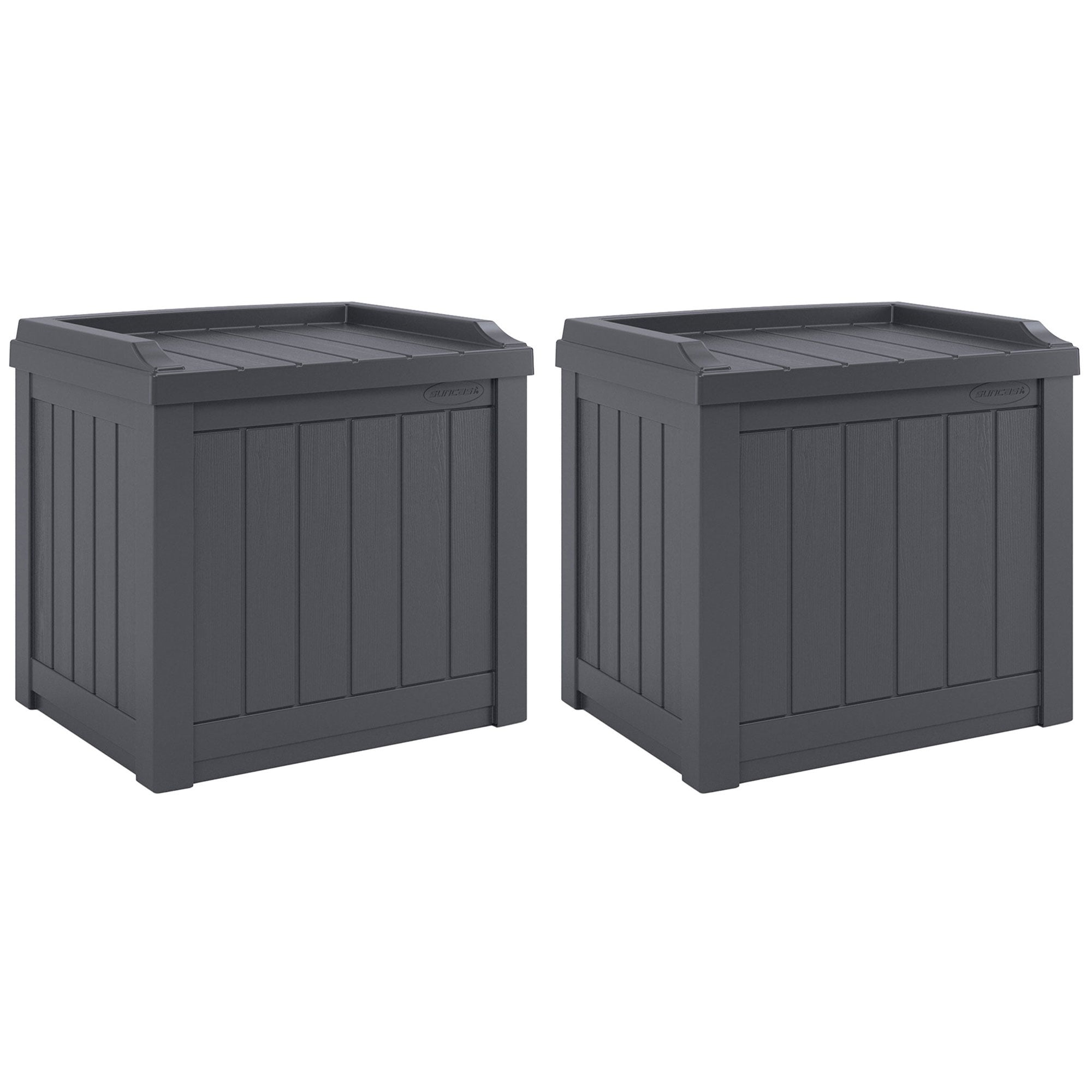 Zenova 52-Gallon Small Deck Box Outdoor Storage Container - 52