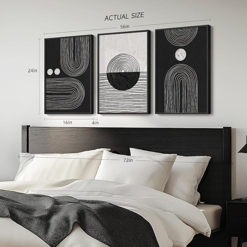 Mid-Century Modern Pictures Minimalist Bohemian Wall Art
