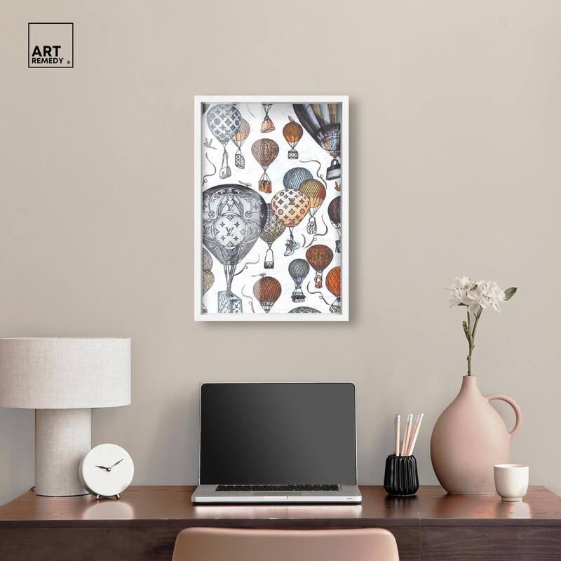 Doll Memories - Fashion Balloons Shadowbox by Art Remedy