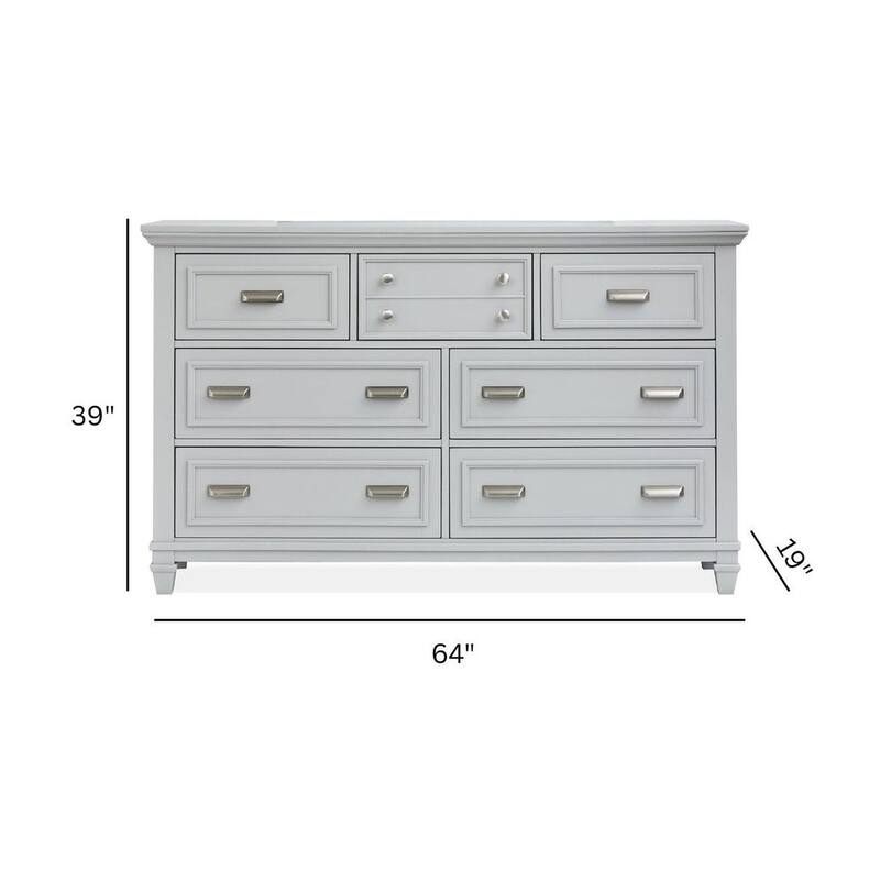 Magnussen Home Charleston Harbor Gray Drawer Dresser