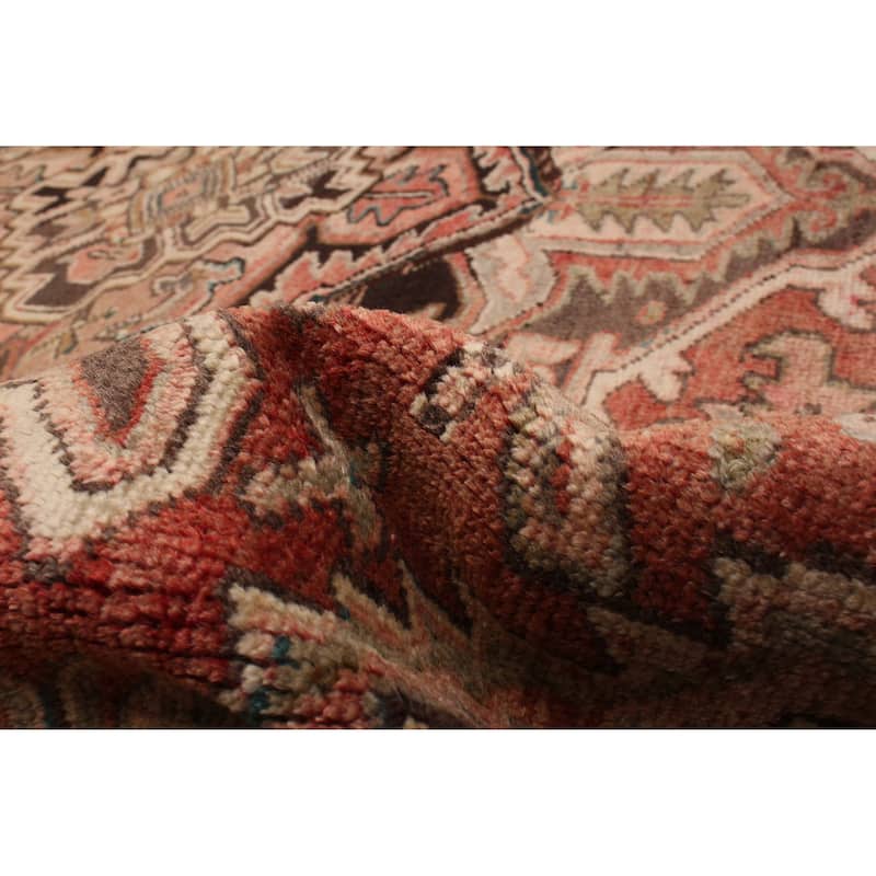 ECARPETGALLERY Hand-knotted Sarabi Red Wool Rug - 7'9 x 11'1