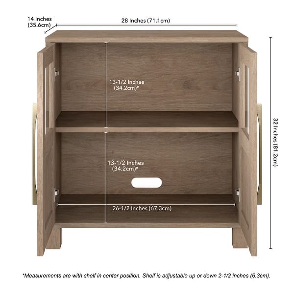 dimension image slide 2 of 4, Holbrook 28" Wide Rectangular Accent Cabinet - 28" Wide