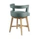 preview thumbnail 6 of 20, Madison Park Glenwood 180 degree Swivel Counter Stool Auto-Return