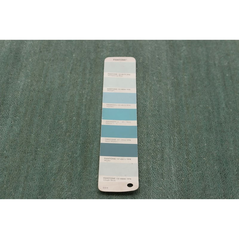 Kashkuli Gabbeh Blue Rug 8'1" x 8'1" - 8'1 x 8'1