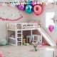 preview thumbnail 1 of 26, Stylish & Simple Twin size Loft Bed with Slide and Ladder, Maximized Space, Solid Construction & Versatility Galore White