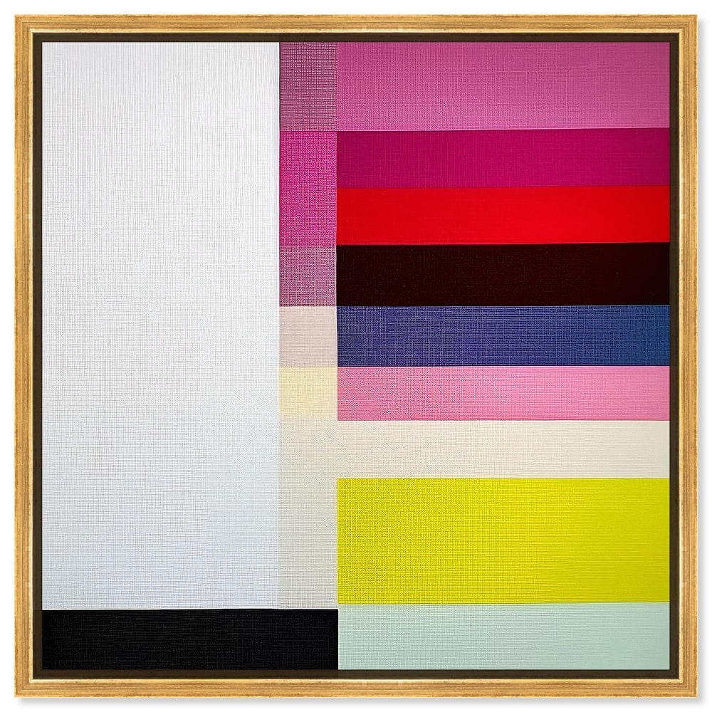 Quadratic Composition Canvas by Art Remedy