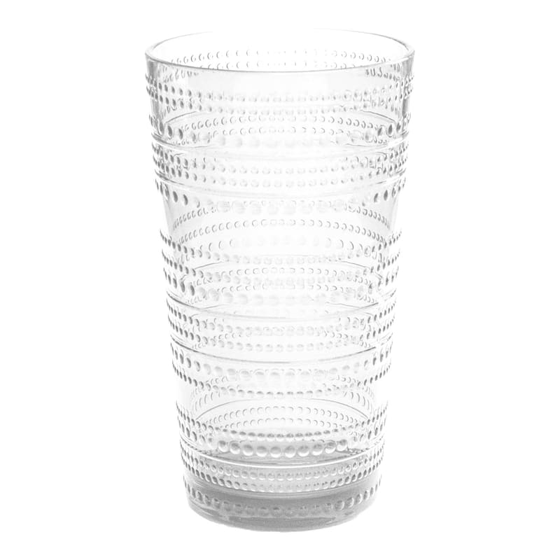 Abode Homewares Beaded Acrylic Drinking Glass - 16 oz - Set of 6