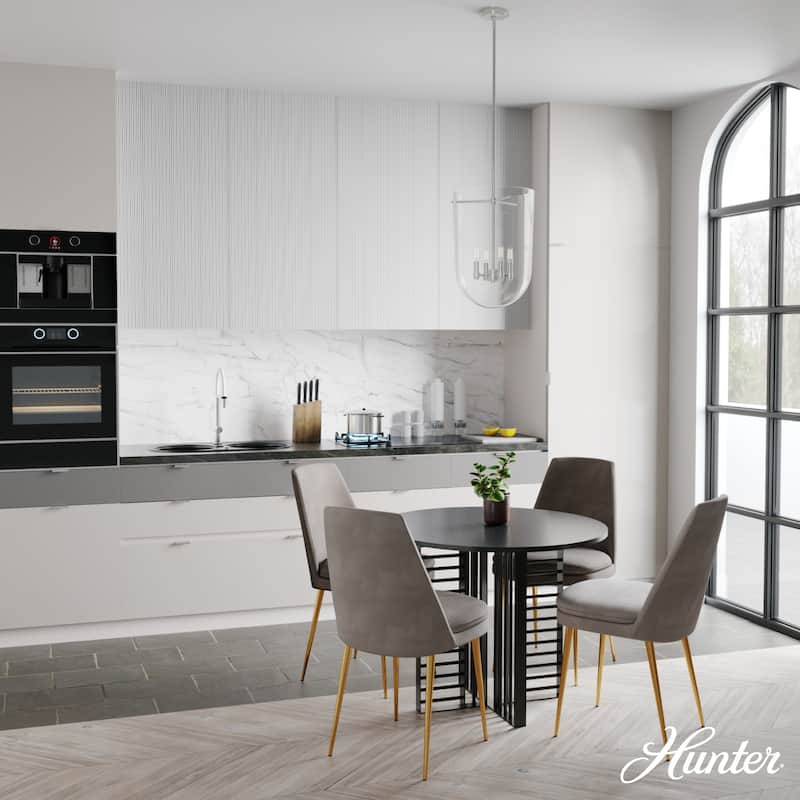 Hunter 14" Sacha 4-Light Pendant - Entry, Dining Room, Kitchen Island - Contemporary, Transitional