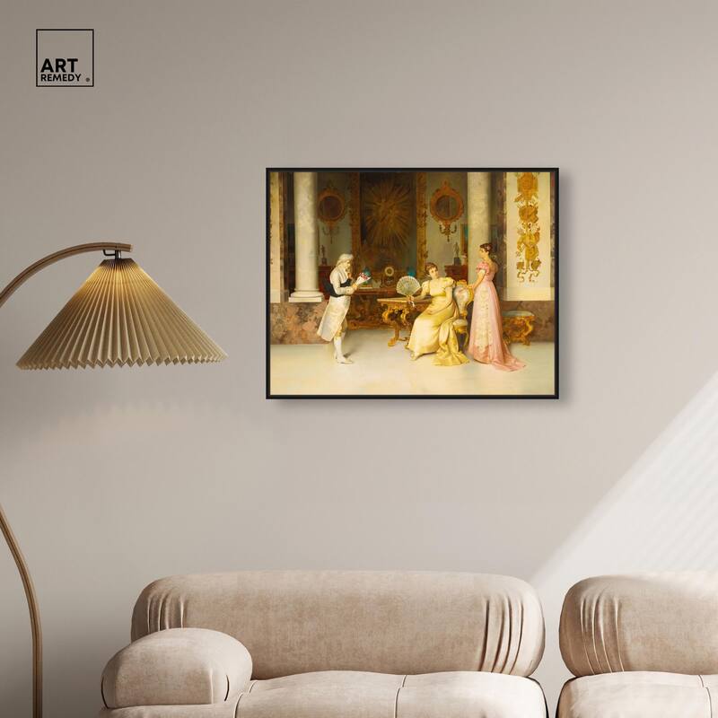 Bashful Suitor Canvas by Art Remedy