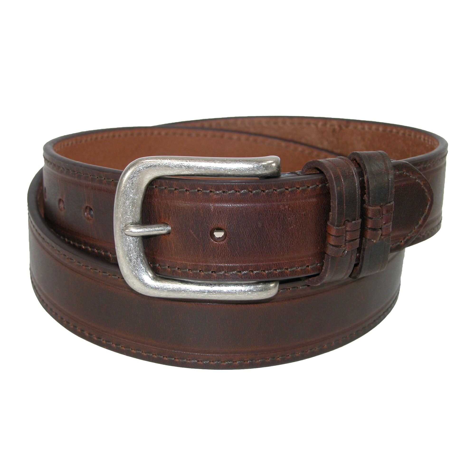 big and tall leather belt