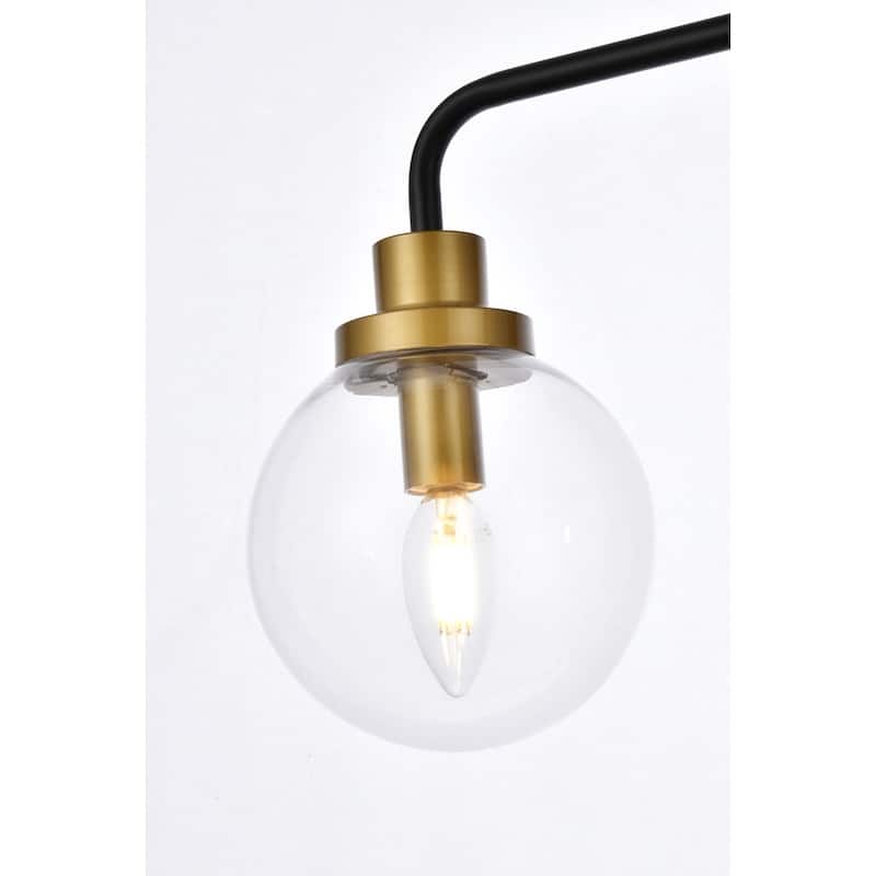 Hudson 2-light Bath Sconce with Clear Shade