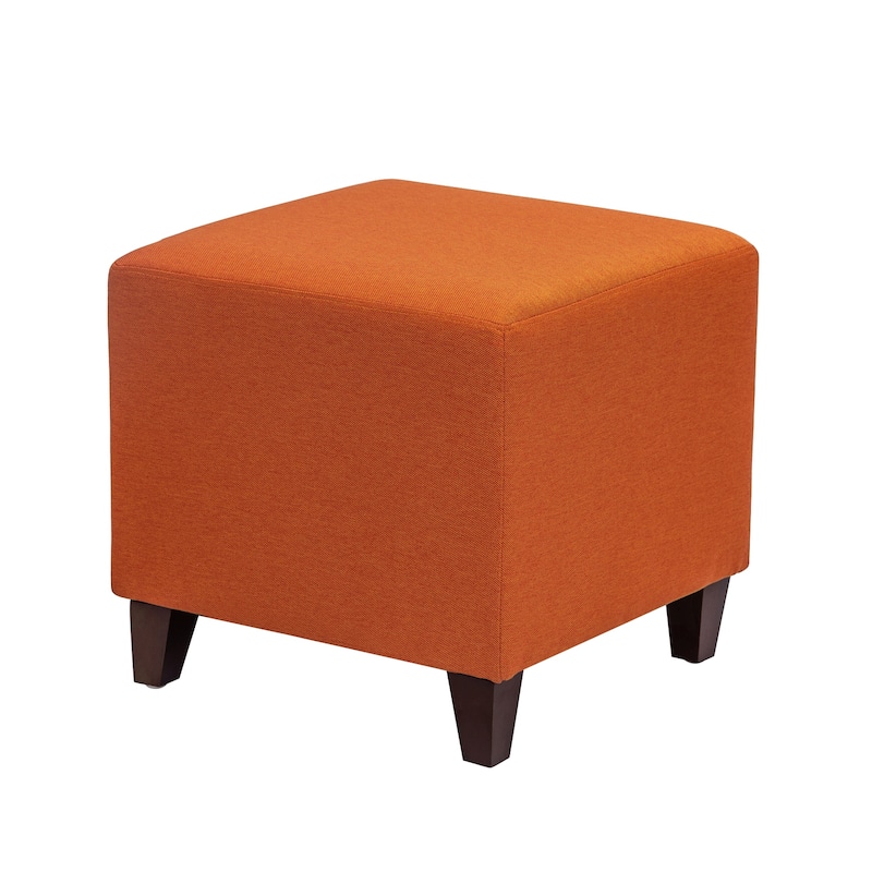 Adeco Simple British Style Passionate Cube Ottoman Footstool