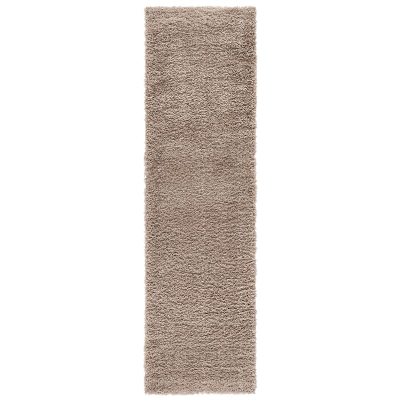 SAFAVIEH Atlantis Shag Aziza Casual Rug - Beige - 2'2" x 8' Runner