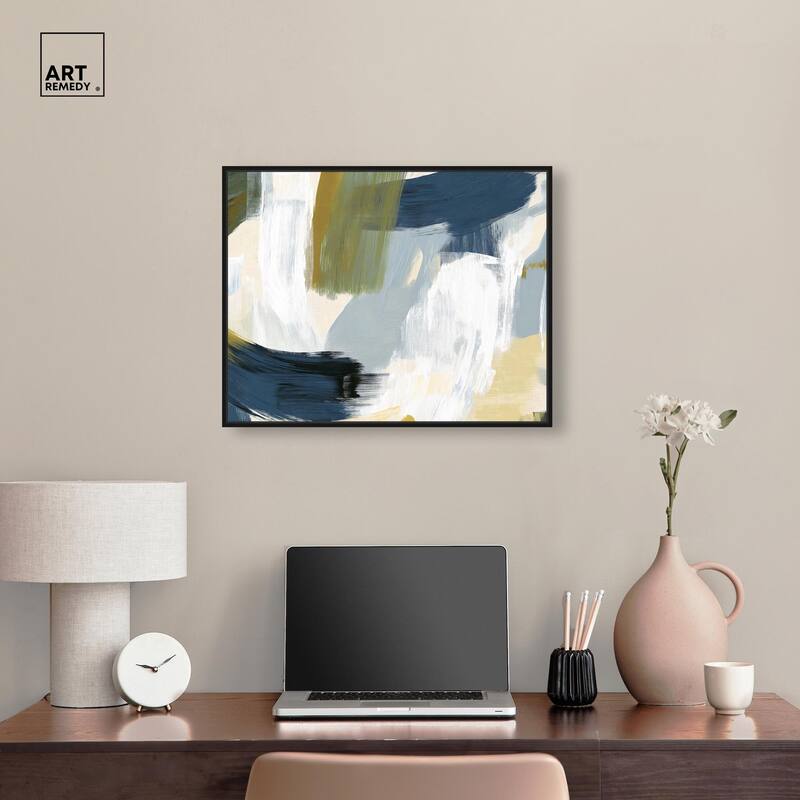 Moss Layers II Canvas by Art Remedy