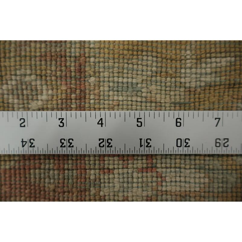 Hand Knotted Oriental 100% Wool Carpet Traditional All-Over Beige & Ivories Ziegler Area Rug - 3' 9'' X 2' 0''