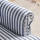 preview thumbnail 46 of 49, Rolled Armchair Accent Chair Set of 2 Blue/ Grey/ Brown