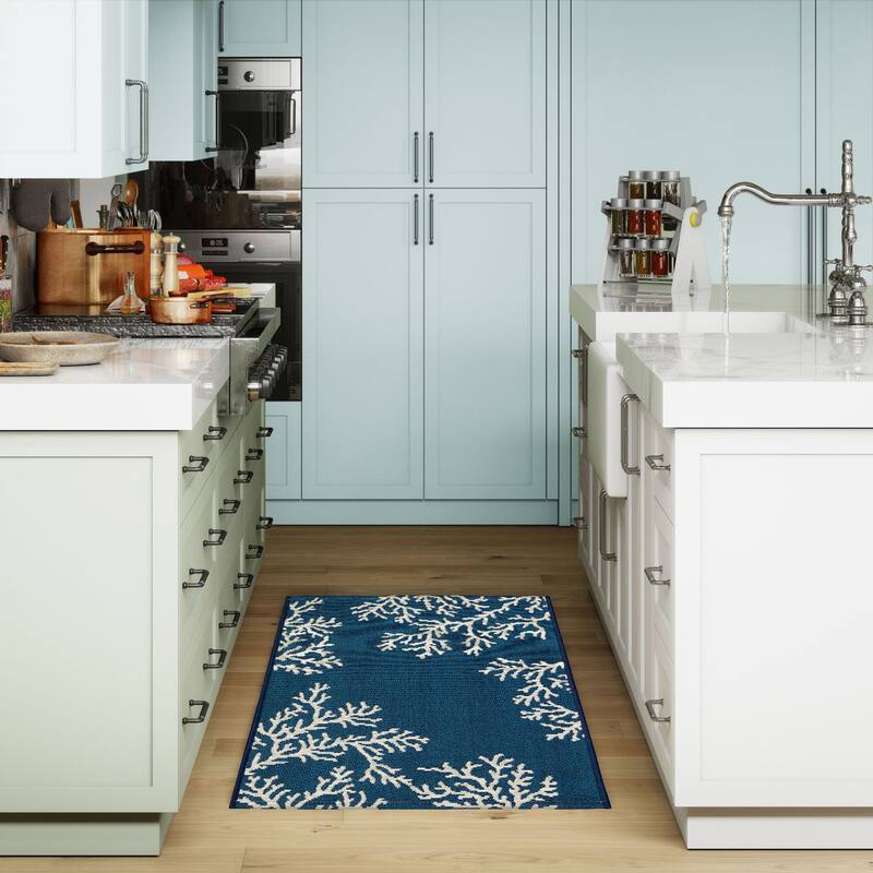 Liora Manne Esencia Coral Edge Indoor/Outdoor Mat