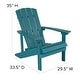 preview thumbnail 112 of 126, All-weather Poly Resin Wood Outdoor Adirondack Chair (Set of 4)