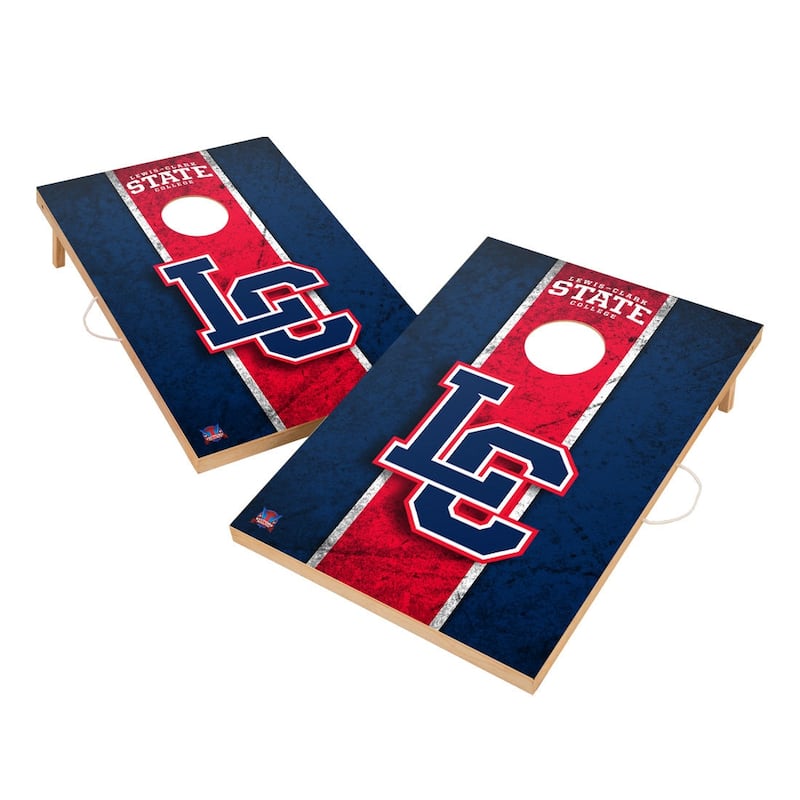 Vintage Lewis Clark State Warriors Regulation 2x4 Cornhole Set