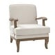 preview thumbnail 2 of 32, Rinaldo Farmhouse Polyester Armchair with Comfortable Backrest and Cushion by HULALA HOME