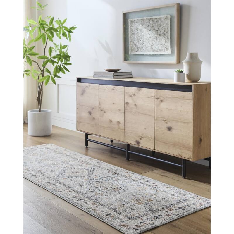 Livabliss Transitional Beckham Medallion Area Rug