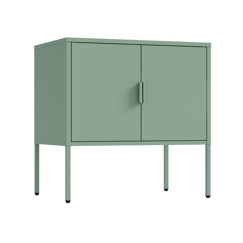 Manhattan Comfort Ava 24" Metal Accent Cabinet