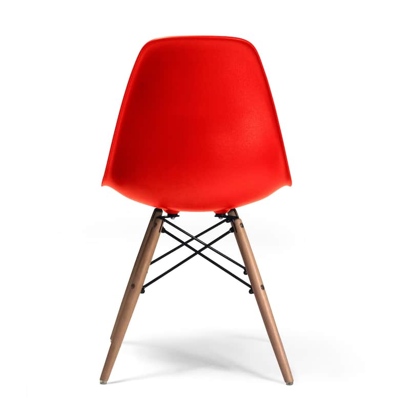 Paris-2 Side Chairs with Natural Legs (Set of 2)