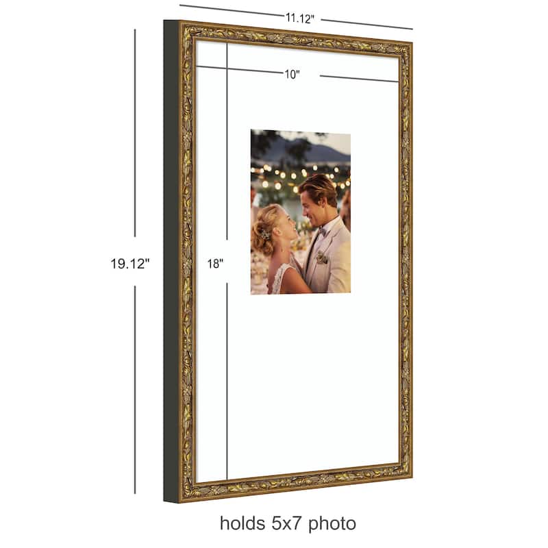 Kate and Laurel Belvedere Bronze Photo Frame